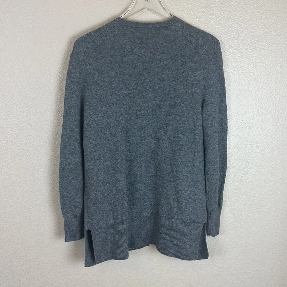 Madewell Cozy Walker Merino Wool Alpaca Blend Cardigan Sweater in Grey - Picture 9 of 10